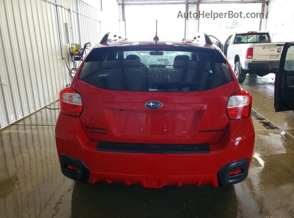 JF2GPABC2H8206863 2017 SUBARU CROSSTREK Red Widok z tyłu