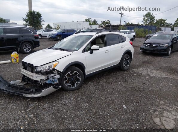 JF2GPABC2H8208029 2017 SUBARU CROSSTREK White Передня ліва чверть