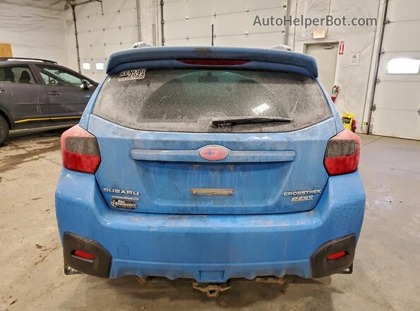 JF2GPABC2HH238941 2017 SUBARU CROSSTREK Blue Widok z tyłu