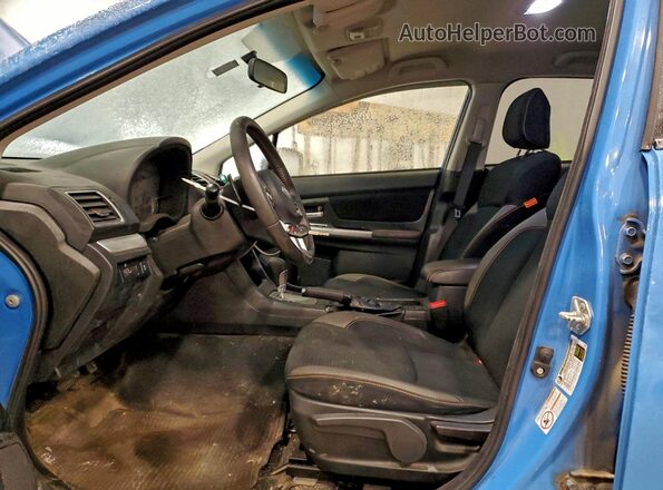 JF2GPABC2HH238941 2017 SUBARU CROSSTREK Blue Widok wnętrza z przodu
