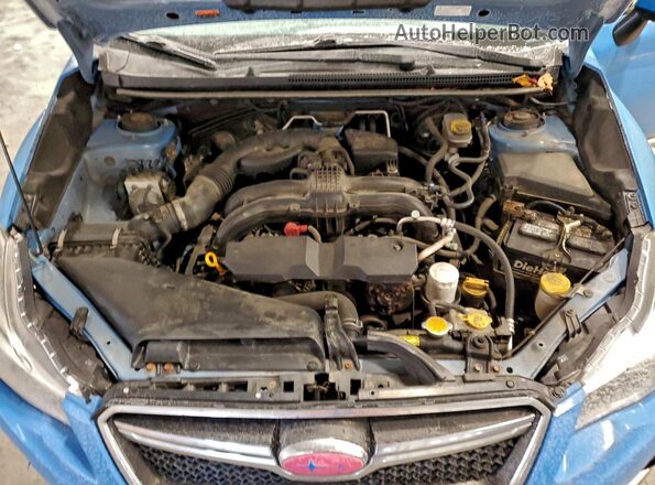 JF2GPABC2HH238941 2017 SUBARU CROSSTREK Blue Widok komory silnika
