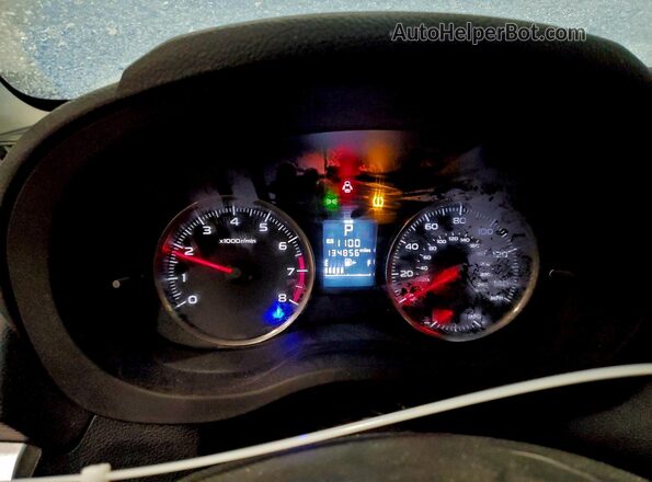 JF2GPABC2HH238941 2017 SUBARU CROSSTREK Blue Widok zestawu wskaźników