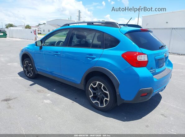 JF2GPABC3G8343034 2016 SUBARU CROSSTREK Light Blue Հետևի ձախ