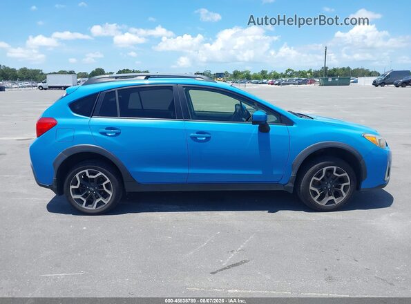 JF2GPABC3G8343034 2016 SUBARU CROSSTREK Light Blue Սալոնի հետևի տեսք