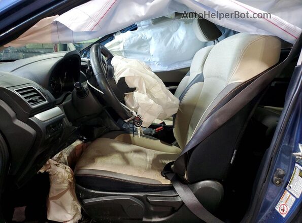 JF2GPABC3H8206600 2017 SUBARU CROSSTREK Blue Front interior view