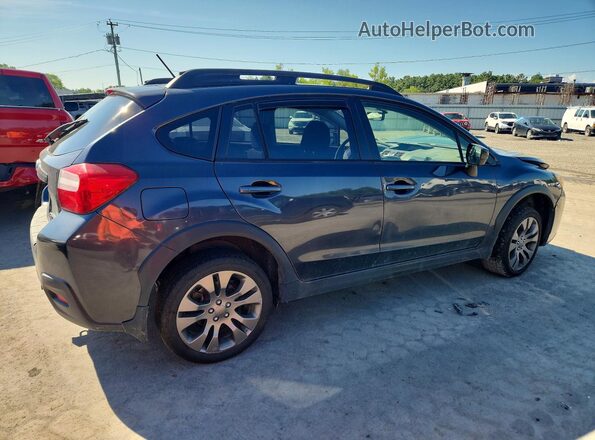 JF2GPABC3H8227284 2017 SUBARU CROSSTREK Угольный Задняя правая четверть