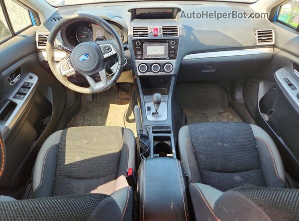 JF2GPABC4G8329160 2016 SUBARU CROSSTREK Blue წინა პანელის ხედი