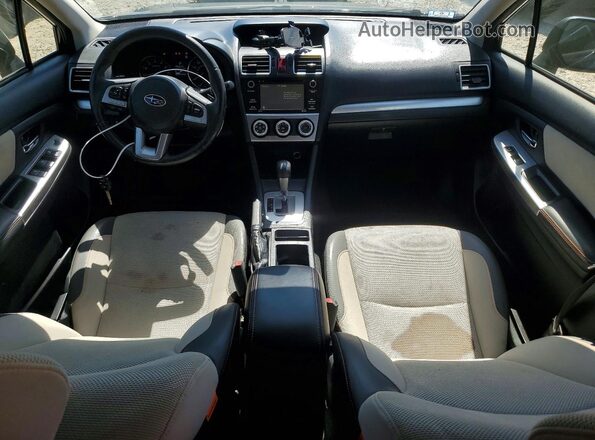 JF2GPABC4H8203396 2017 SUBARU CROSSTREK Black Dashboard view