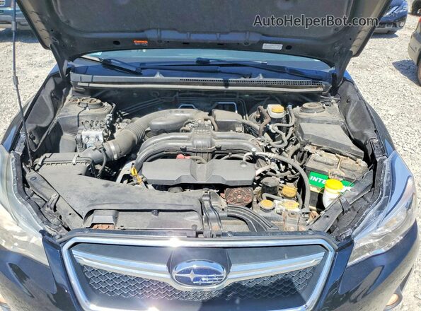 JF2GPABC4H8203396 2017 SUBARU CROSSTREK Black Engine compartment view