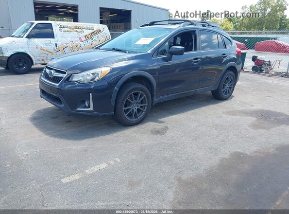 JF2GPABC4HG209544 2017 SUBARU CROSSTREK Black Przód lewy