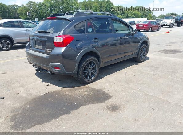 JF2GPABC4HG209544 2017 SUBARU CROSSTREK Black Tył prawy