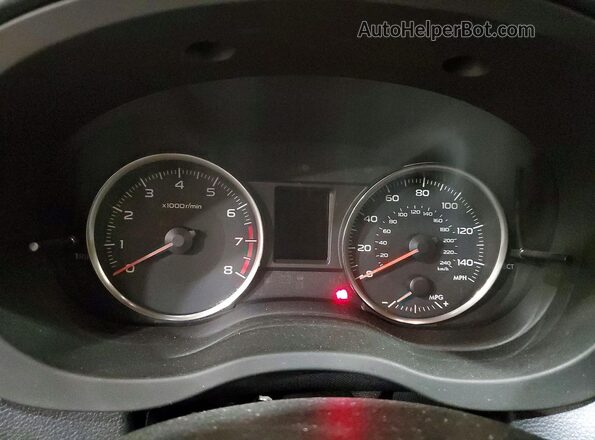 JF2GPABC4HH266272 2017 SUBARU CROSSTREK Черный Вид щитка приборов