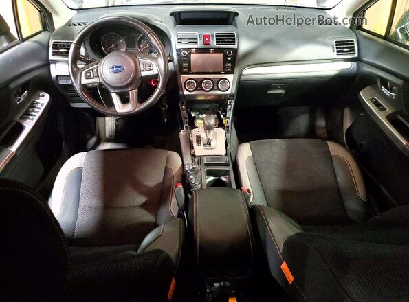 JF2GPABC4HH266272 2017 SUBARU CROSSTREK Черный Вид панели приборов