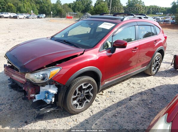 JF2GPABC5G8200635 2016 SUBARU CROSSTREK Red Front left