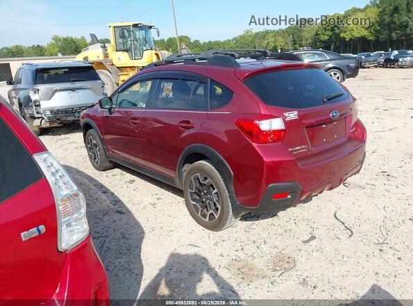 JF2GPABC5G8200635 2016 SUBARU CROSSTREK Red Rear left