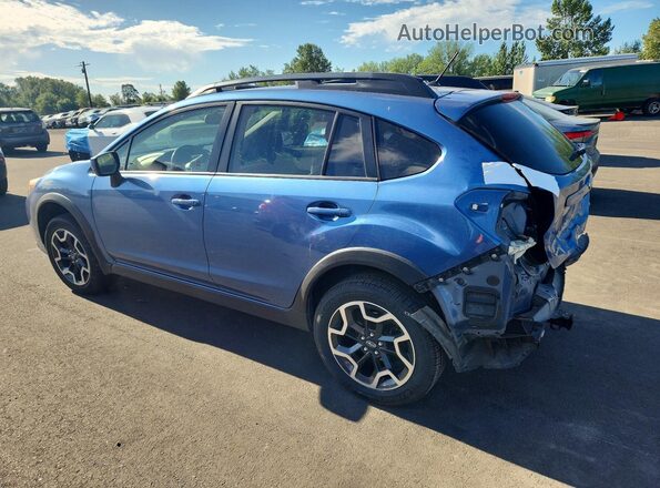 JF2GPABC5G8211327 2016 SUBARU CROSSTREK Синий Задняя левая четверть