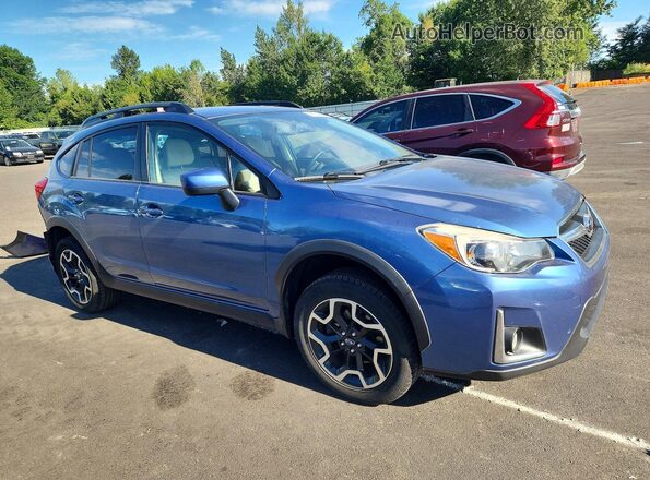 JF2GPABC5G8211327 2016 SUBARU CROSSTREK Синий Передняя правая четверть