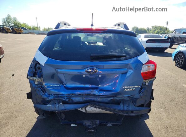 JF2GPABC5G8211327 2016 SUBARU CROSSTREK Синий Вид сзади