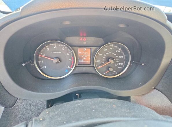 JF2GPABC5G8211327 2016 SUBARU CROSSTREK Синий Вид щитка приборов