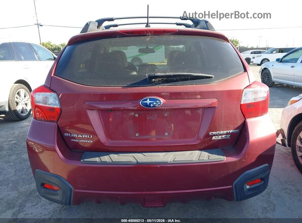 JF2GPABC5G8226314 2016 SUBARU CROSSTREK Burgundy 
