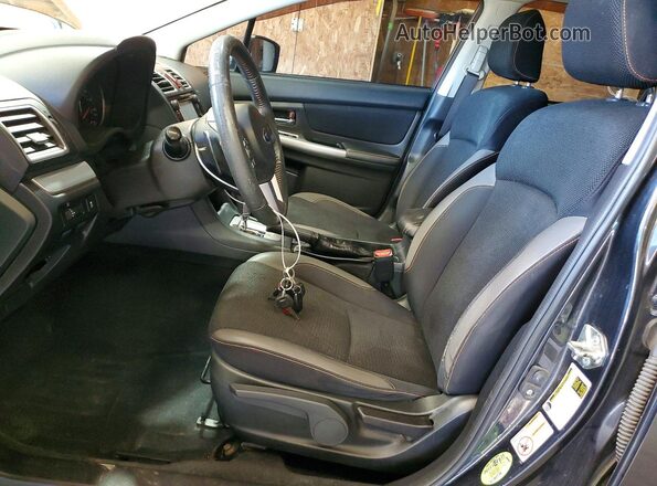 JF2GPABC5G8340331 2016 SUBARU CROSSTREK Charcoal Front interior view