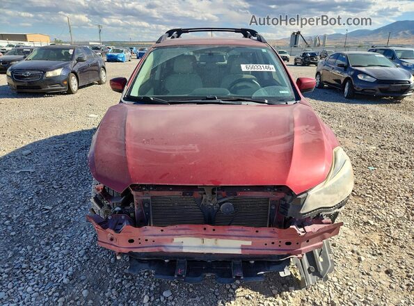 JF2GPABC5G8344444 2016 SUBARU CROSSTREK Бордовый Вид спереди