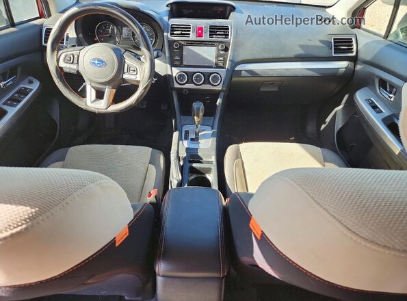 JF2GPABC5G8344444 2016 SUBARU CROSSTREK Бордовый Вид панели приборов