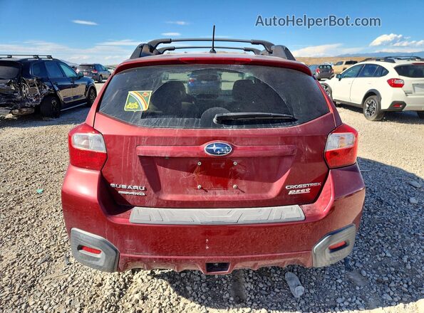 JF2GPABC5G8344444 2016 SUBARU CROSSTREK Бордовый Вид сзади
