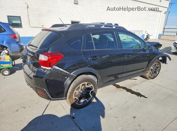 JF2GPABC5H8214861 2017 SUBARU CROSSTREK Черный Вид сзади