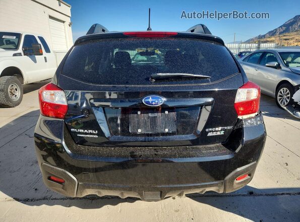 JF2GPABC5H8214861 2017 SUBARU CROSSTREK Черный Вид задней части салона
