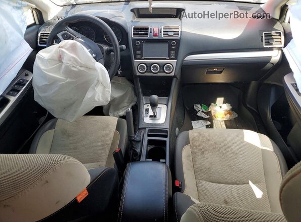 JF2GPABC5H8269245 2017 SUBARU CROSSTREK White Widok deski rozdzielczej