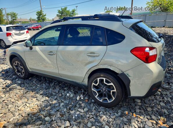 JF2GPABC5HH233099 2017 SUBARU CROSSTREK Cream Задня ліва чверть