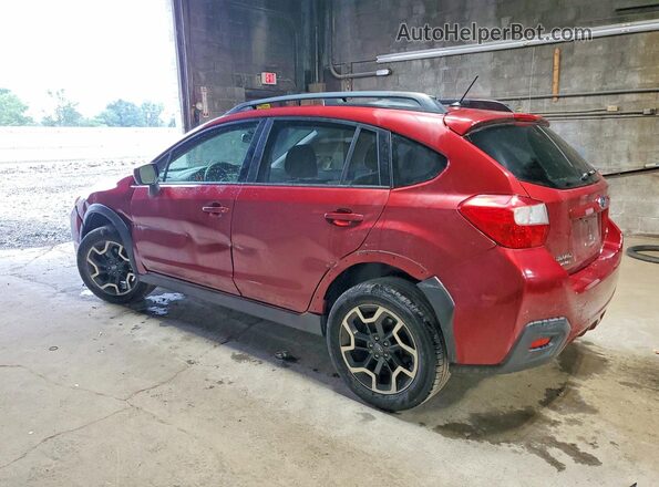 JF2GPABC6G8306172 2016 SUBARU CROSSTREK Maroon Rear left