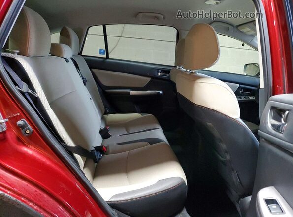 JF2GPABC6G8306172 2016 SUBARU CROSSTREK Maroon Rear seats view
