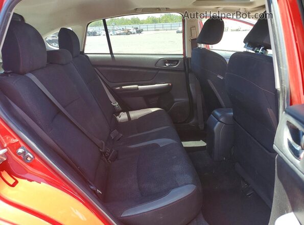 JF2GPABC6G8320332 2016 SUBARU CROSSTREK Красный Вид задних сидений
