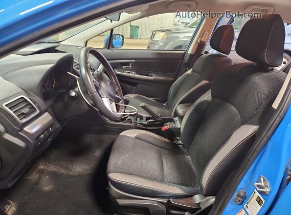 JF2GPABC6GG226053 2016 SUBARU CROSSTREK Blue Front interior view