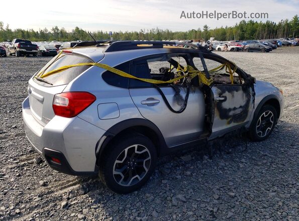 JF2GPABC6HH225755 2017 SUBARU CROSSTREK Silver Задня права чверть