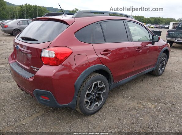 JF2GPABC6HH235539 2017 SUBARU CROSSTREK Red უკანა მარჯვენა