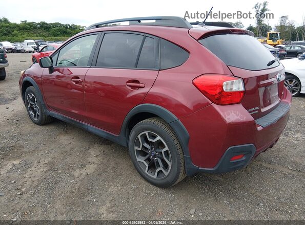JF2GPABC6HH235539 2017 SUBARU CROSSTREK Red უკანა მარცხენა