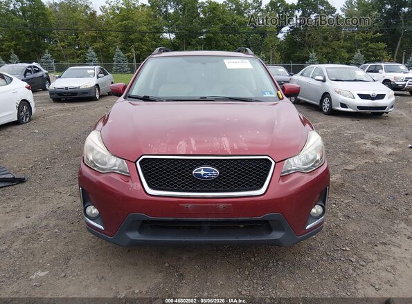 JF2GPABC6HH235539 2017 SUBARU CROSSTREK Red წინა ხედი