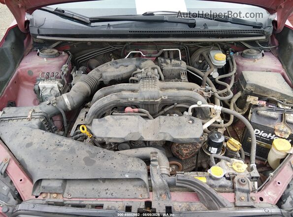 JF2GPABC6HH235539 2017 SUBARU CROSSTREK Red უკანა ხედი