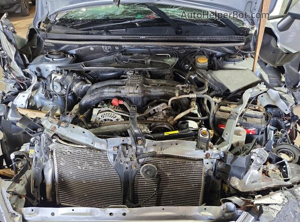 JF2GPABC6HH252275 2017 SUBARU CROSSTREK Silver Widok komory silnika