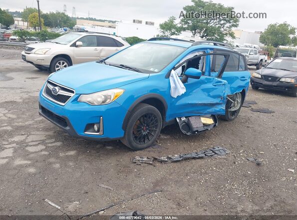 JF2GPABC7G8215590 2016 SUBARU CROSSTREK Blue Przód lewy