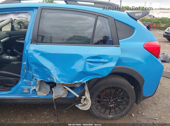 JF2GPABC7G8215590 2016 SUBARU CROSSTREK Blue Widok z przodu