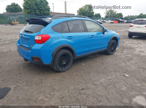 JF2GPABC7G8215590 2016 SUBARU CROSSTREK Blue Tył prawy