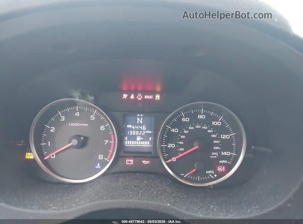JF2GPABC7G8215590 2016 SUBARU CROSSTREK Blue Widok tylnych siedzeń