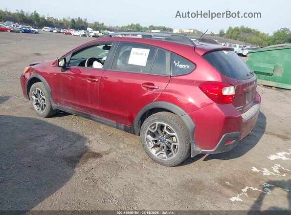 JF2GPABC7G8301160 2016 SUBARU CROSSTREK Burgundy Հետևի ձախ