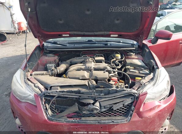 JF2GPABC7G8301160 2016 SUBARU CROSSTREK Burgundy Հետևի տեսք