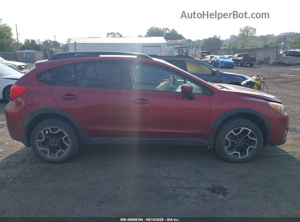 JF2GPABC7G8301160 2016 SUBARU CROSSTREK Burgundy Սալոնի հետևի տեսք