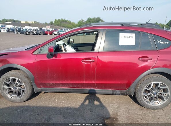 JF2GPABC7G8301160 2016 SUBARU CROSSTREK Burgundy Սալոնի 360 աստիճան տեսք